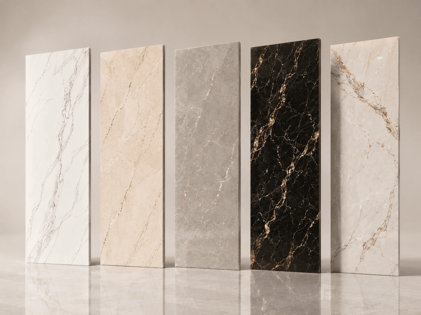 Silver White UV Marble